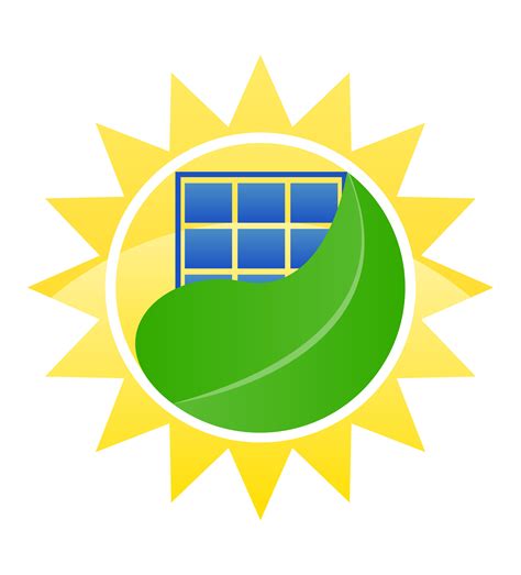 logo ecological solar energy vector illustration 512742 Vector Art at Vecteezy