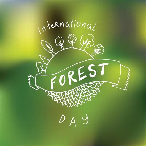 International forest day card. 1736628 Vector Art at Vecteezy