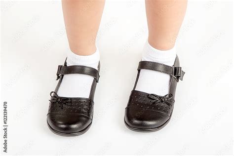 Young School Girl Student Wearing Black Shoes And White Socks Stock Photo By ©arapix 128328412 ...