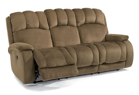 Flexsteel Kingsley 4841-62M Casual Power Reclining Sofa with Plush ...