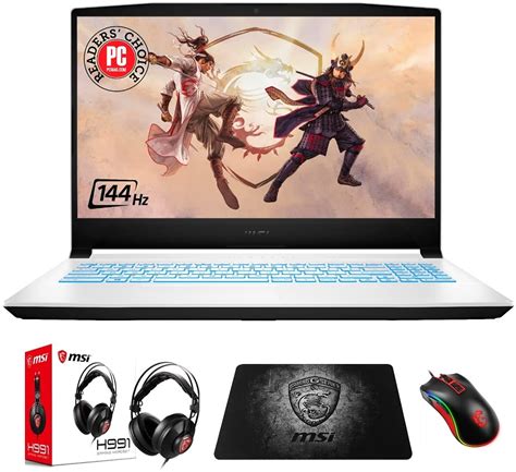 MSI Sword 15 - i7-11800H · GeForce RTX 3050 Ti (Laptop) · 15.6”, Full HD (1920 x 1080), 144 Hz ...