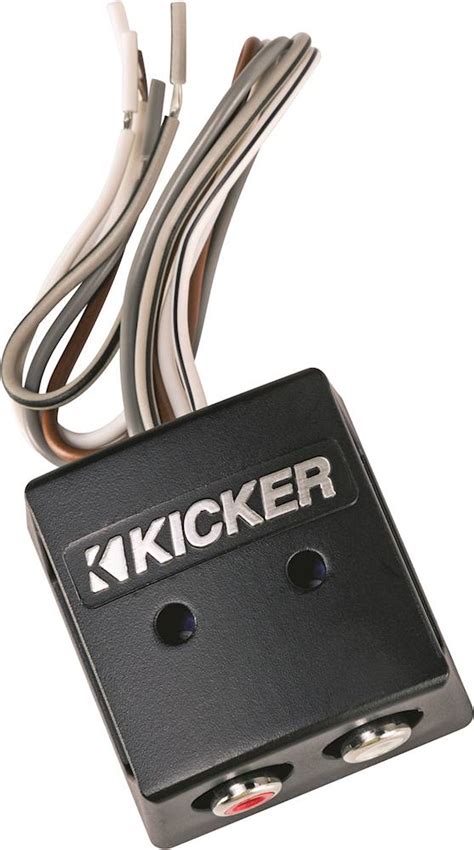 KICKER Speaker wire-to-RCA Converter Black 46KISLOC - Best Buy