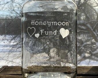 Honeymoon fund jar | Etsy