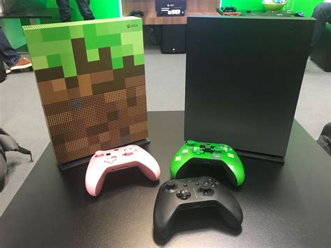 Gamescom 2017: 20 Photos of Minecraft Xbox One S, Project Scorpio Xbox One X Editions - IGN