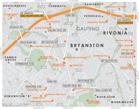 BRYANSTON Map