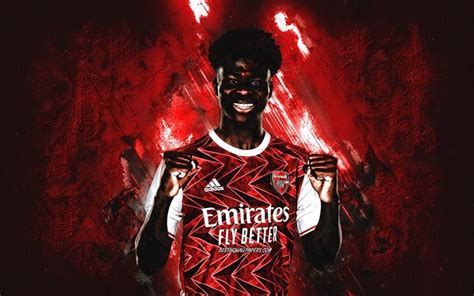 Download wallpapers Bukayo Saka, Arsenal FC, English footballer ...