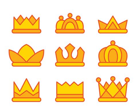 Cartoon Crown Vector Vector Art & Graphics | freevector.com