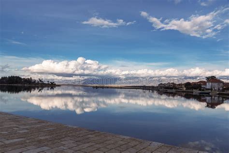 Nin Lagoon with Velebit Mountains on the Background, Croatia Stock Photo - Image of nature ...