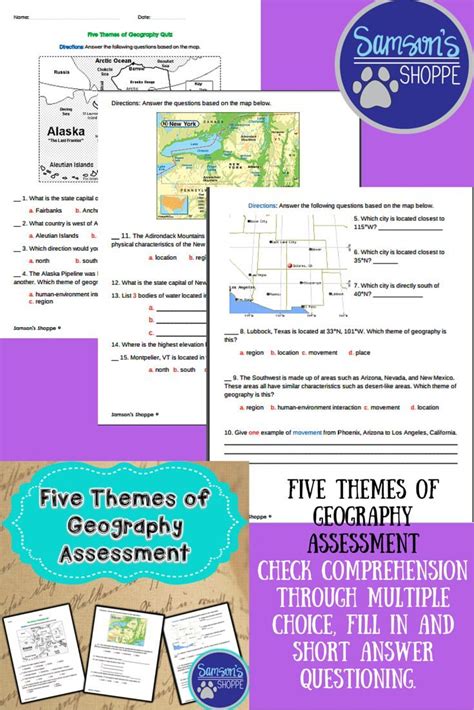 5 Themes Of Geography Worksheet Answers – Kidsworksheetfun