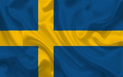 Download wallpapers Swedish flag, Sweden, Europe, flag of Sweden ...