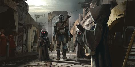 Wallpaper : The Mandalorian, tv series, concept art 2048x1021 - bast3k3 ...