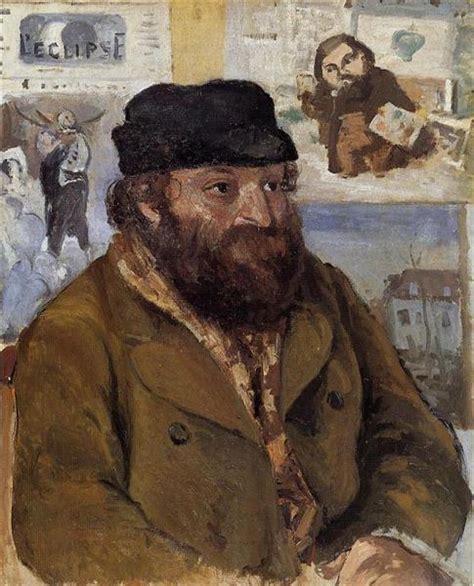 Portrait of Paul Cezanne, 1874 - Camille Pissarro - WikiArt.org