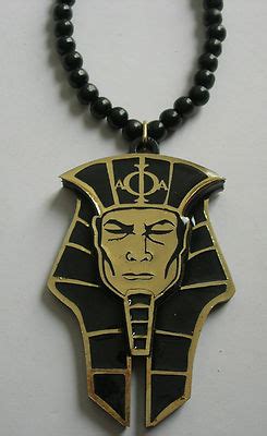 Alpha Phi Alpha Pharaoh / Sphinx Head Wooden Bead Medallion Necklace ...