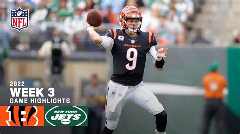 Cincinnati Bengals vs. New York Jets | Week 2022 Game Highlights