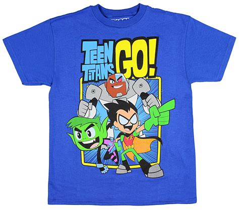 Teen Titans GO! Boys' Terrific Trio T-Shirt (X-Large) - Walmart.com