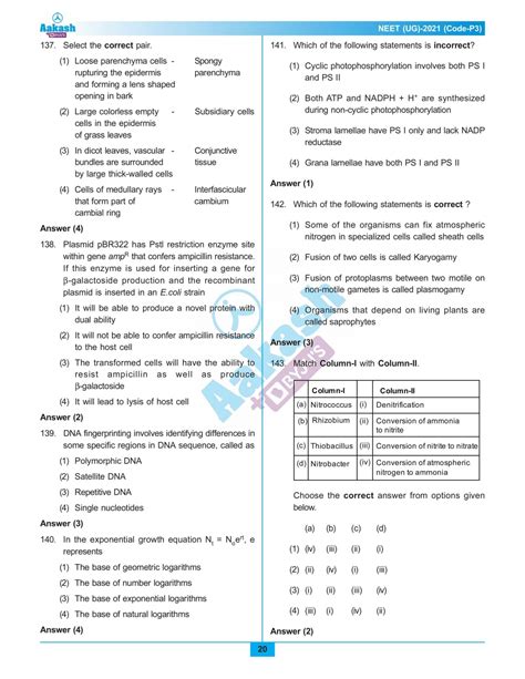 NEET UG 2021 full question paper with solutions - India Today