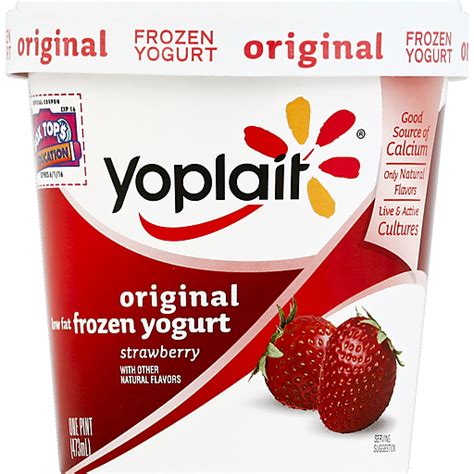 Yoplait Original Strawberry Low Fat Frozen Yogurt | Frozen Yogurt ...