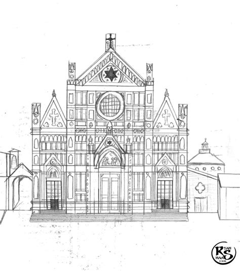 Basilica of Santa Croce, Florence by RyanHaas on DeviantArt