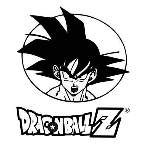 Dragon Ball Z Logo Black and White – Brands Logos