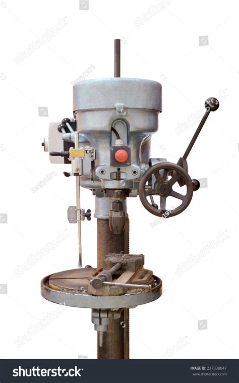 Drill Press Isolated On White Background Stock Photo 237338047 | Shutterstock