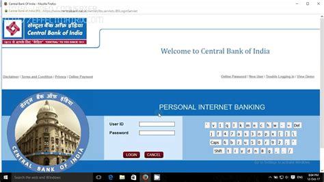 CBI Net Banking Registration T-Pin Generation | Central Bank Of India Internet Banking | CBI ...