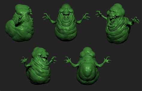 Ghostbusters Concept Art Featuring Female Slimer