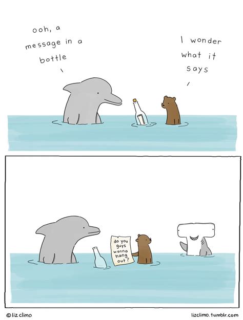 lizclimo | Cute comics, Funny animal comics, Funny cartoons