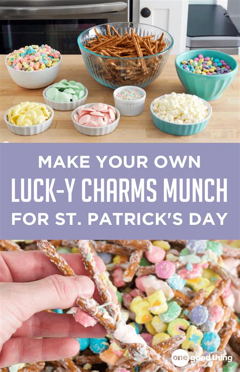 Make Your Own Luck-y Charms Munch For St. Patrick's Day