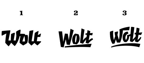 Wolt logo + process :: Behance