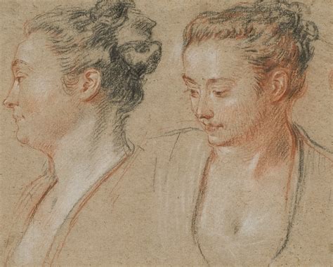 JEAN-ANTOINE WATTEAU (VALENCIENNES 1684-1721 PARIS ) , Deux têtes de femmes | Christie's