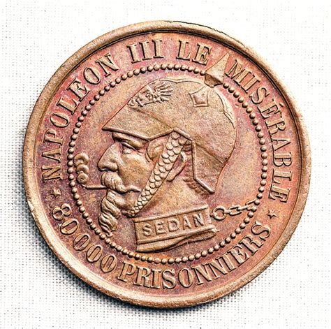 France - Jeton Token 'Napoleon III - Battle of Sedan 1870' - copper ...