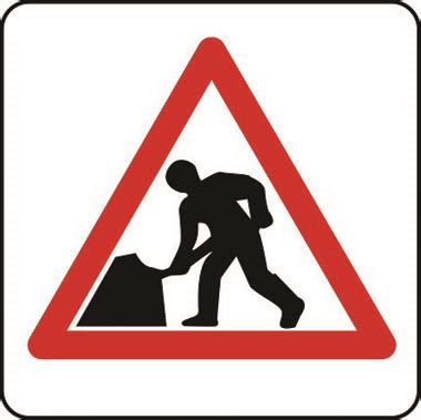 Traffic - Road works sign - StockSigns