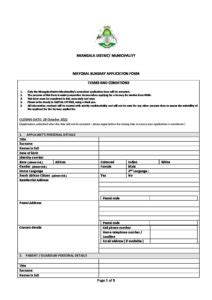 Nkangala District Municipality Bursary Application Form 2023 | Bursaries South Africa