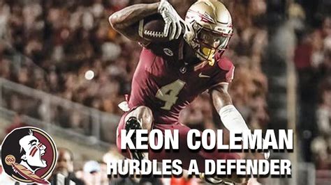 FSU football's Keon Coleman feels 'disrespected' by College Football ...