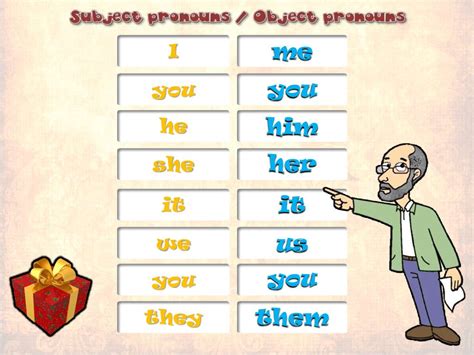 Object pronouns - online presentation