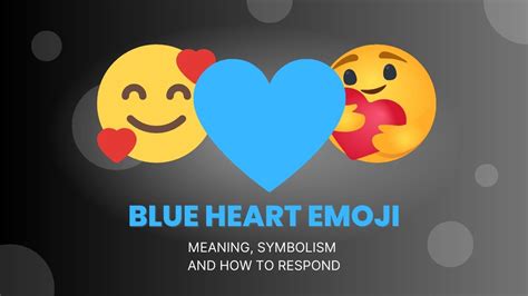Blue Heart Emoji Meaning💙 and How to Respond