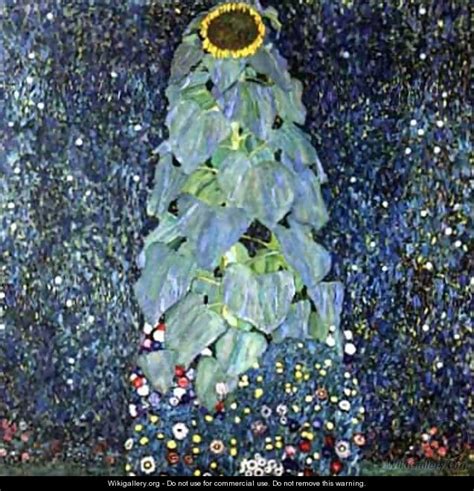 Sunflower - Gustav Klimt - WikiGallery.org, the largest gallery in the world