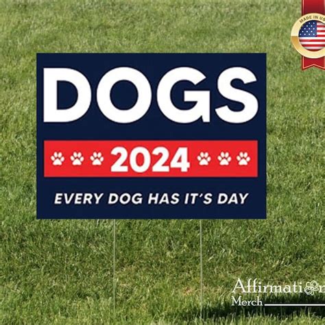 Dog 2024 Yard Sign - Etsy