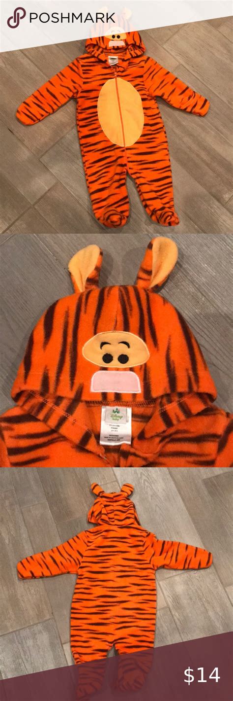 Disney Baby Tigger Costume/Onesie | Tigger costume, Baby disney, Tigger