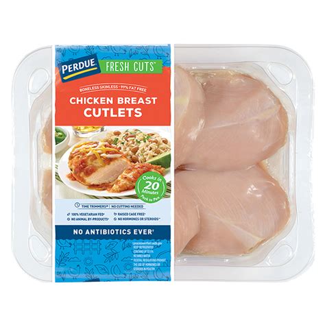 PERDUE® FRESH CUTS® Chicken Breast Cutlets | 62623 | PERDUE®