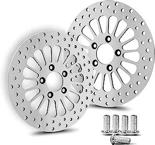 Motorcycle Brakes & Suspension Parts 11.8" Front Rear Brake Rotors ...