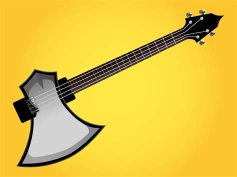 Axe Guitar Vector Art & Graphics | freevector.com