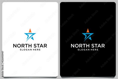 NORTH STAR LOGO DESIGN Stock Vector | Adobe Stock