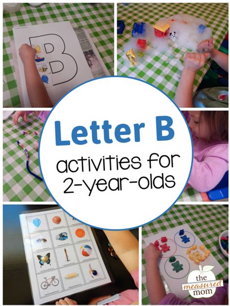 Letter B Activities for 2-Year-Olds - The Measured Mom