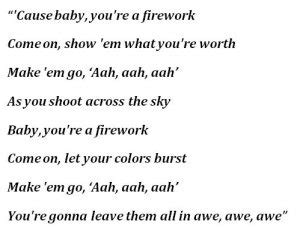 Katy Perry's "Firework" Lyrics Meaning - Song Meanings and Facts