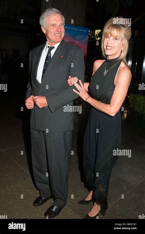 LOS ANGELES, CA. c.1993: Actress Jane Fonda & husband Ted Turner. File ...