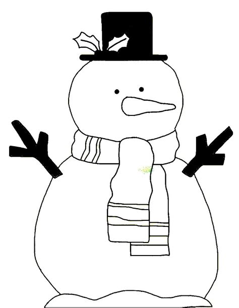 Free Printable Snowman Template | Happy Snowman Template