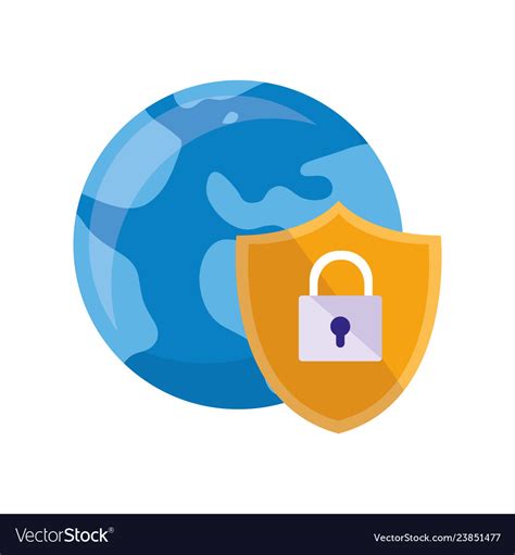 Data security design Royalty Free Vector Image