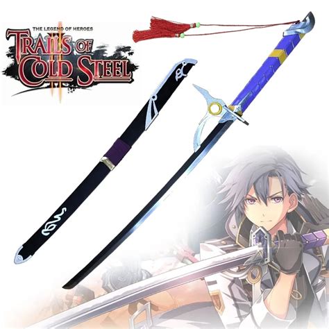 1:1 Imiation Cosplay Props Swords Tachi of Rean Schwarzer Ashen Chevalier Trails of Cold Steel ...