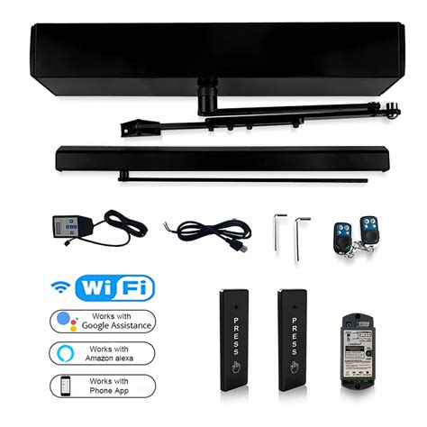 Wireless Automatic Electric Door Opener with Smart WIFI Black Color ...